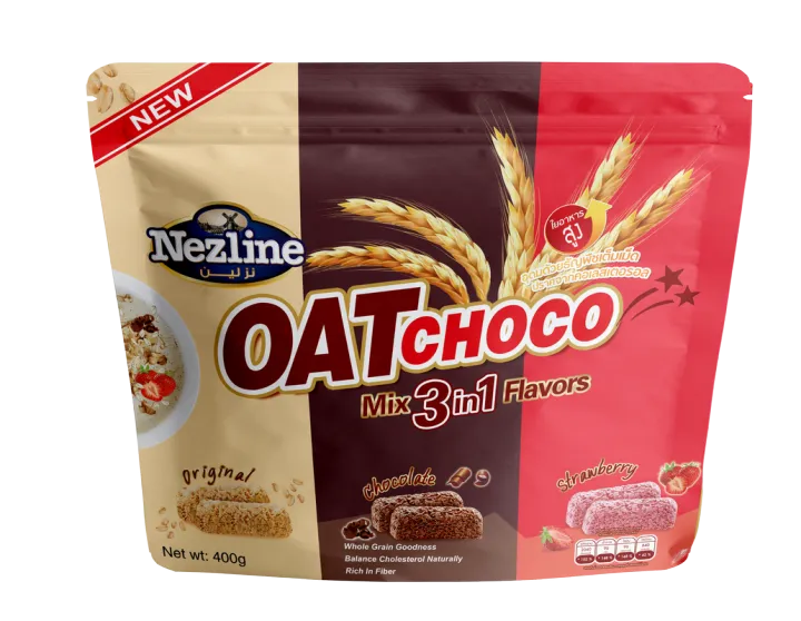 Nezline Oat Choco 3 In1 Mixed Flavor 400g