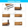 100Sets 5-10mm Metal Double Cap Rivets Stud Rivet Button Round Nail Spike For Leathercraft Repair Shoes Bag Belt Clothing Garment Accessories With Tools. 