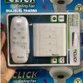 Click Remote Control Switch (1 Fan With Regulator And 2 Light) - Simplify Lighting And Fan Control Convenient Click Remote Control Switch. 