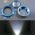 3PCS/set LED Lens Glass Reflector Collimator Fixed Bracket COB High Power Chip SEVICH.