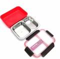 Lunch Box 3 Grid,Stainless Steel-750ml. 