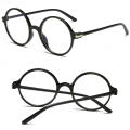 Trendy Round frame glasses Fashionable Retro Transparent Full frame glasses  Lightweight Myopia glasses frames for Daily wear Office use Gaming Reading Computer use. 