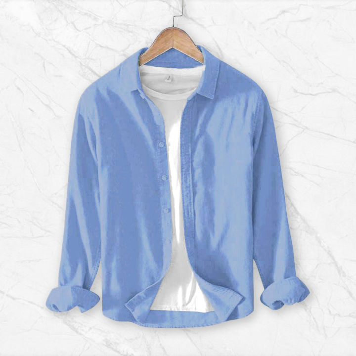 Men's Stylish & Fashionable Trendy Good Looking Long Sleeve Formal Shirt By Shopping Today (LX)