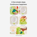 Air Rocket Launcher Elephant Shape Stomp Flying Disc Launcher Parent-child Interaction Outdoor Toy Boys Girl Birthday Fun Gifts. 
