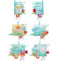 HDY Infant 0-3 Years Old Early Teaching Tail Cloth Book 3D Three-Dimensional Biting and Tearing Visual Training Newborn Baby Cloth Books Early Learning Toy Toddler Soft Fiber Fabric Animal Tail Books Kid Educational Cartoon English Book Kids Clothbook. 