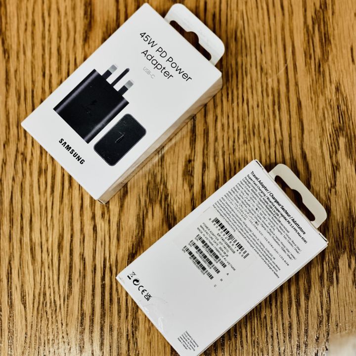 Sansung Charger 45W 3 pin PD Super Fast Adapter