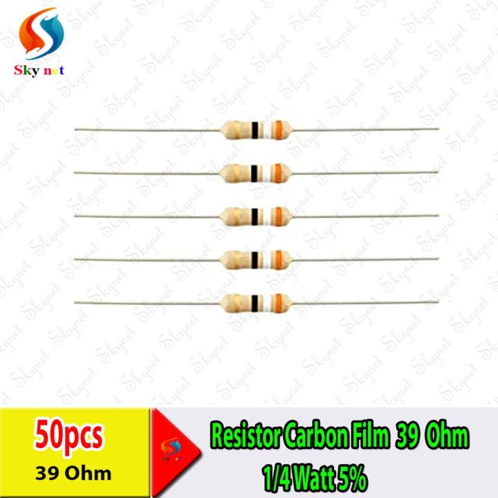 Resistor 39 Ohm 1/2W 5% Carbon Film Resistor High Quality | Daraz.com.bd