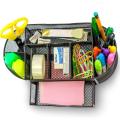 Black Metal Mesh Desk Organizer Pen Stand with Drawe.