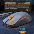 Darmoshark M3 pro Wireless BT5.2 2.4G Wired Tri-Mode Rechargeable Gaming Mouse 26000DPI Adjustable 650IPS 50G Optical E-sports Mice Custom Drivers Large-capacity Battery For Computer Laptop PC-black.