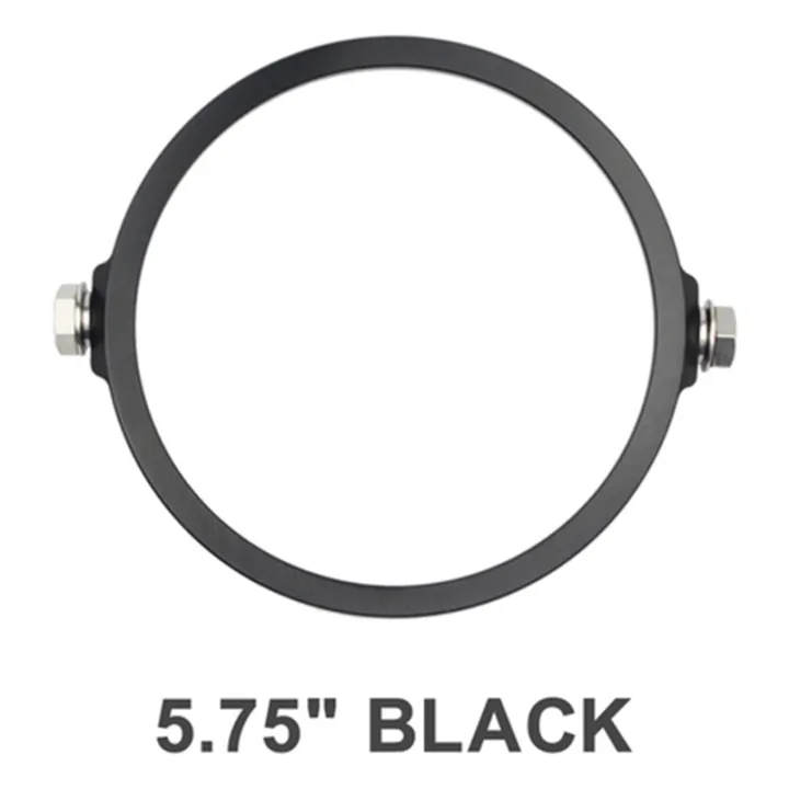 Universal%205.75%20Inch%20Aluminum%20Round%20Headlight%20Housing%20Headlamp%20Trim%20Ring%20Mount%20Bracket%20Motorcycles%20-%20Image%209