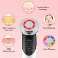 7 in 1 Face Lift Device RF Microcurrent Skin Rejuvenation LED Facial Massager Light Therapy Anti Aging Wrinkle Beauty Apparatus.