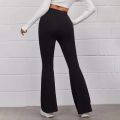 Women's Spring/Summer New High Waist Slimming Long Pants Casual Pants Yoga Pants Sports Running Micro La. 