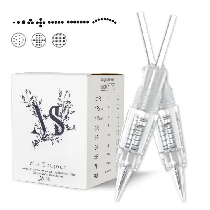 30pcs/box%20Semi%20Permanent%20Tattoo%20Needle%201R%203R%205R%205F%207F%209U%20For%20Microblading%20Eyebrow%20Pen%20-%20Image%202