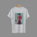 Custom Experience - Spyxfamily Anya Forger Anime White Poly Cotton T-Shirt - T Shirt - Couture - High-end - Designed - Urban Vibes. 