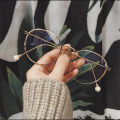 Retro Ultralight Round Metal Frame Unisex Computer Glasses Blue Light Blocking Eyeglasses Flat Mirror Eyewear.