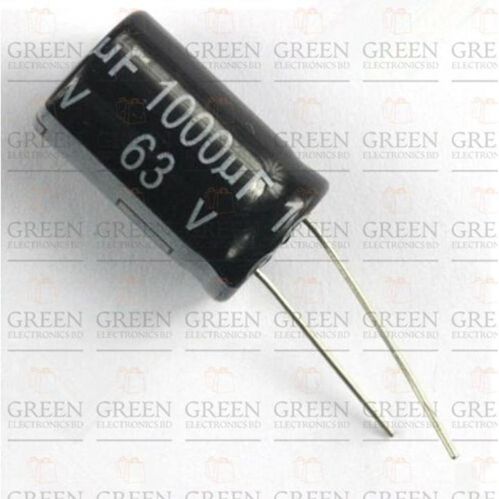 Radial 1000uF Electrolytic Capacitor 63V-5Pcs