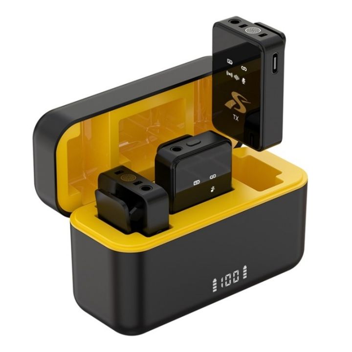 SX12 Lavalier Clip-On Wireless Microphone with Dual Microphones