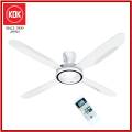 KDK V56VK Super Deluxe Ceiling Fan with Remote | 56 inch | White. 