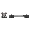 Ulanzi PT-3 Triple Cold Shoe Gimbal Microphone Mount Extenstion Global Media Bar 1/4 inch Adapter Video Light Microphone Mount Compatible for DJI OM 4/OSMO Mobile3/Zhiyun Smooth 4 Feiyu Gimbal Stabilizer Action Camera Acessories. 