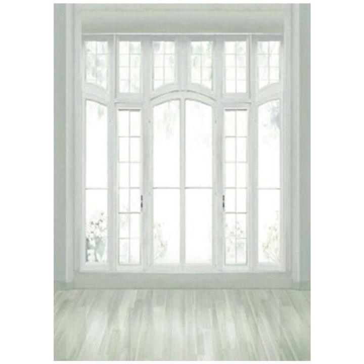 Solid 3x5FT European Window Floor White Art Photography Backdrop Studio Background