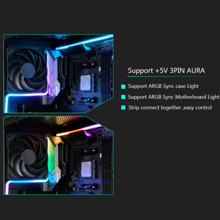 PHANTEKS%20M5%20Light%20Strip%20ARGB%20Neon%20Computer%20Case%20Decoration%20Led%20Strip%205V%203PIN%20Light%20Header%20AURA%20550mm%20-%20Image%207