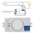 【Unbeatable Prices】 220V 5.8GHz HF System LED 360 Degree motion Sensor Light Body Motion hot sell. 