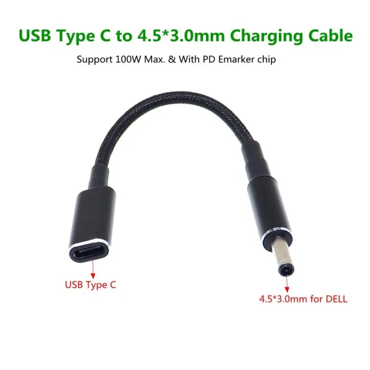 Type%20C%20to%204.5x3.0mm%20Plug%20Converter%20100W%20USB%20C%20PD%20Fast%20Charging%20Cable%20for%20HP%20/%20Dell%20Laptop%20Charger%20DC%204.5*3.0%20-%20Image%202