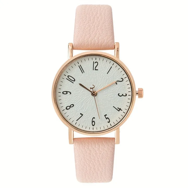 Women's%20Watch%20Casual%20Round%20Pointer%20Quartz%20Watch%20Textured%20Dial%20Analog%20PU%20Leather%20Wrist%20Watch%20-%20Image%206