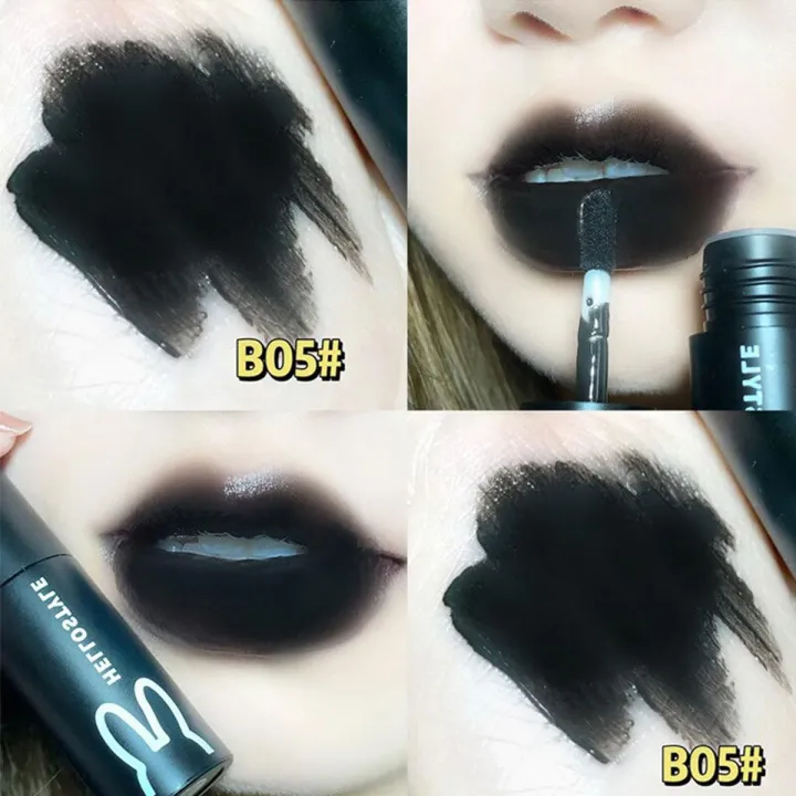 Punk%20Gothic%20Black%20Lipstick%20Waterproof%20Velvet%20Matte%20Lipstick%20Long%20Lasting%20Pigment%20Black%20Women%20Luxury%20Halloween%20Party%20Lips%20Makeup%20-%20Image%202