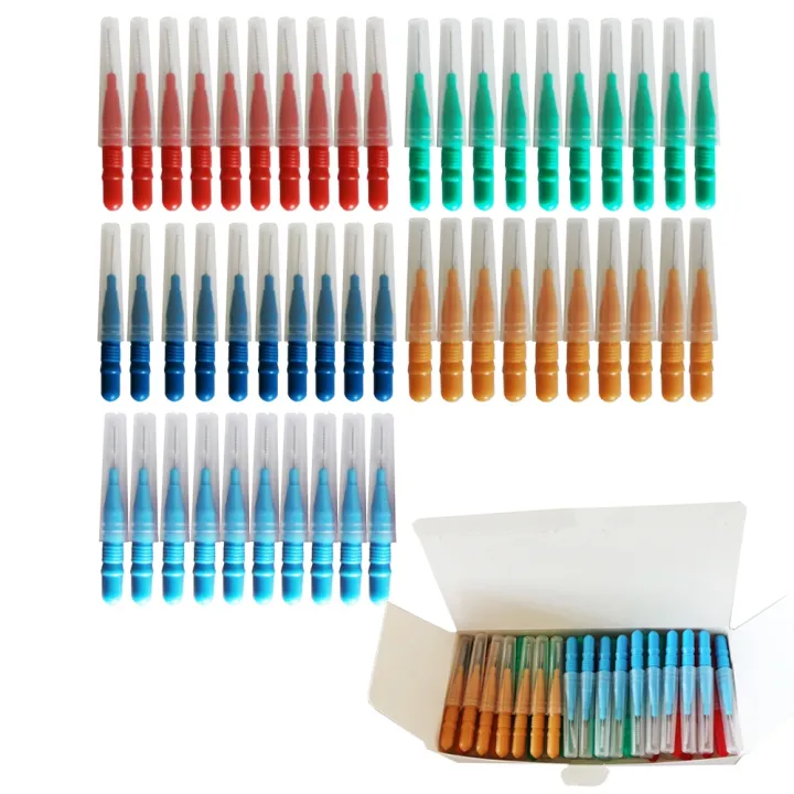 50Pcs%20Interdental%20Brush%20Dental%20Tooth%20Flossing%20Head%20Oral%20Dental%20Hygiene%20Flosser%20Toothpick%20Cleaners%20Tooth%20Cleaning%20Tool%20-%20Image%208