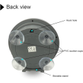 1 PCS No Punching Suction Cup Clock Gray Plastic Home Waterproof Bathroom Kitchen Clock LCD Digital Display Clock Temperature Detector. 