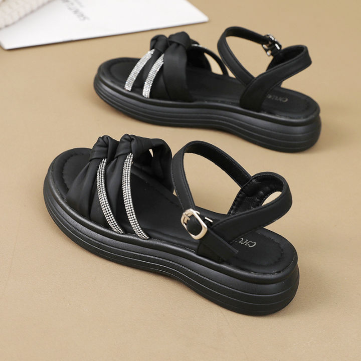 H-1%20Sandals%20Women's%202024%20New%20Summer%20Wear%20Thick-soled%20Versatile%20Lace-up%20Soft-soled%20Flat-soled%20Sen%20Slippers%20-%20Image%206