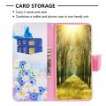 Colored Drawing Pattern Leather Phone Case For Nokia C110/Nokia G310/Nokia G42/Nokia C02. 
