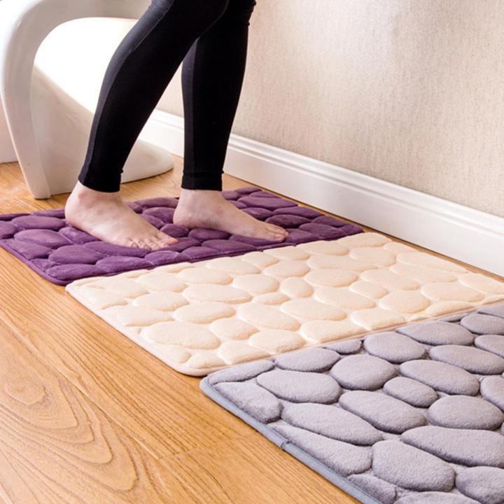 1Pcs%20Cobblestone%20Embossed%20Bathroom%20Bath%20Mat%20Non-slip%20Carpets%20In%20Wash%20Basin%20Bathtub%20Rug%20Shower%20Room%20Doormat%20Memory%20Foam%20Pad%20-%20Image%203