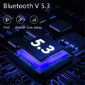 Shoumi Bluetooth Wireless Headphones Large Earmuff Earphone BT 5.3 Bass Headsets Stereo Helmet with Mic Supported TF Card Wired. 