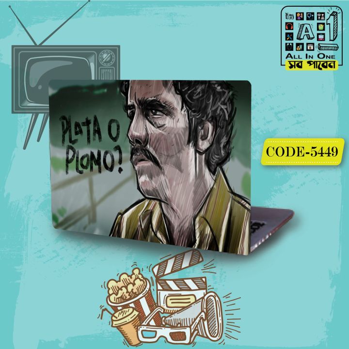 Narcos Design Laptop Sticker