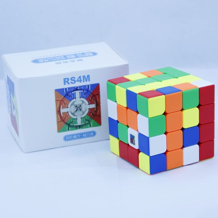 MoYu RS4M 2020 4x4 Cube Speed Cubes RS4 Cubing Stickerless RS4M ...
