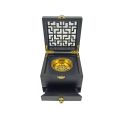 【Quality】 Black Wood Incense Burner Charcoal Natural Box Distiller Wooden Censer Incense Holder Aromatherapy Fragrance Ornament Arabic Bur. 
