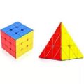 3x3 Rubik's Cube and Pyramid Triangle High Speed.