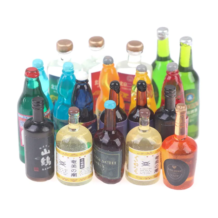 20Pcs%201:12%201:6%20Dollhouse%20Miniature%20Drink%20Bottles%20Model%20Dolls%20Kitchen%20Accessories%20Huiye%20-%20Image%202