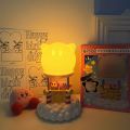 Kirby Pat Light Silicone Night Lamp Touch Sensor Atmosphere Lamp Bedroom Bedside Table Lamp Anime Figures Gift for Children.