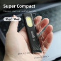 Warsun led keychain flashlight USB-C rechargeable 800lm portable mini torch light pocket lantern flood work light with magnet.