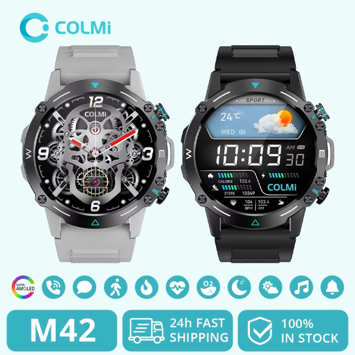 COLMI%20M42%20Smartwatch%201.43"%20AMOLED%20Display%20100+%20Sports%20Mode%20Voice%20Calling%20Smart%20Watch%20-%20Image%207