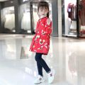 Autumn and Winter Girls' Waterproof down Jacket Overclothes Baby Blouse Zipper inside-out Wear Protective Clothing Apron Painting Bib. 