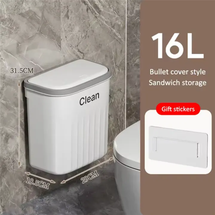 16L%20Bathroom%20Trash%20Can%20with%20Lid,%20Wall%20Mount%20Kitchen%20Garbage%20Bin%20for%20Recycling%20and%20Waste%20Storage%20-%20Image%202