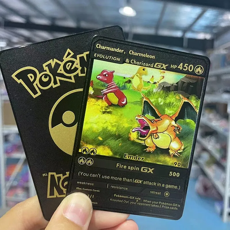 Serendipity party8.8*6.3cm Card Charizard Charmander Charmeleon Evolution  GX Card Collection toys for | Daraz.com.bd