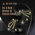 QKZ AK6 TITAN HIFI Wired In Ear Earphone Headphones with Microphone Stereo Noise Cancelling Headset for Sport Gym Gaming Earbuds.