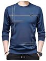 Blue Color Chaina Micro fib Long Sleeve Men's T-Shirt .. 