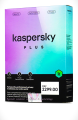 Kaspersky Plus 3-User-1-year-2 Password private Vaults  Advanced Internet Security Software with free Beg. 