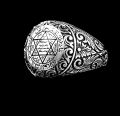 Seal of King Solomon Ring. Solomon Ring. Handmade Sterling Silver Ring. 